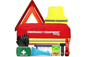 EVAQ8 Intermediate Car Safety Pack with Warning Triangle