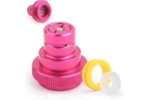 YHX-OU Adattatore Quick Connect Per Soda stream Duo Terra Art E-Dou CO2 60L Riduttore Per Terra/Art Co2 quick Connect per cilindro Adattatore 60L 425g filettatura trapezoidale TR21-4+Guarnizione