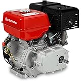 EBERTH Motore a Scoppio 13 CV 9,56kW, Motore a Benzina 4 Tempi con Frizione a Bagno d'Olio, Albero da 22mm, Avviamento a Stra