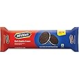 McVitie's Dark Cookie Cream Chocolate Biscuits with Goodness of Vanilla & Cocoa, 120g