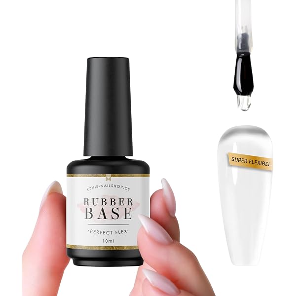 Nail Store Rubber Milky White Base – Für Dünne Nägel, Stärkendes Basis-Gel, Selbstnivellierend