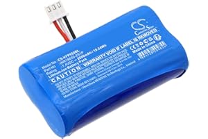 TCTK TECHTEK Battery 2600mAh compatible with [VeriFone] T650p replaces 1P