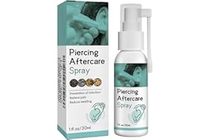 YONGST Piercing Cleaning Solution - Sterile Saline, Saline Solution,Cleaning Aftercare Fluid for Ear