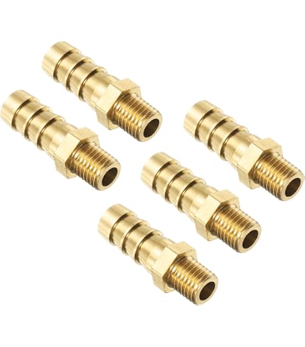 Raccordo rapido in ottone con filetto maschio 1&quot