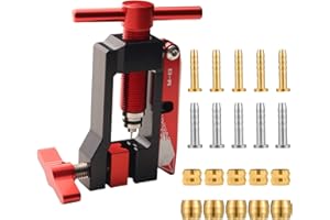 GUANICI Brake Hose Cutter Upriver Bicycle Hydraulic Hose Fitting Insert Tool Bike Hydraulic Disc Brake Hose Line Cutter Tool for Road Bicycles Mountain Bikes（Black and Red）