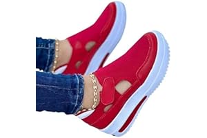 CANSATS Womens Casual Mesh Walking Shoes 2022 Spring Sneakers Women Breathable Sport New Mesh Outdoor Running Fly Woven,Red,40