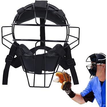 Masque facial arbitre Wilson A3027 Catcher baseball réglable BEAU