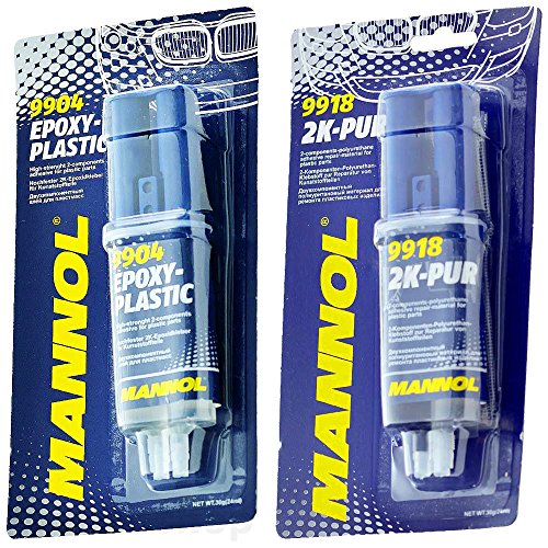 Preisvergleich Produktbild 8 x 2-Komponenten Kunststoffreparatur GFK Kleber Rissfüller 30g