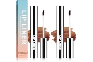 FUYOULILO Crayon à LèVres Peel Off, Crayon à LèVres AntiadhéSif, Crayon à LèVres De Tatouage Longue DuréE, Crayon à LèVres Peel Off Pour Les Filles (Marron Foncé)