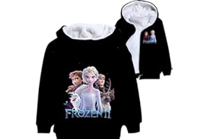 TEMOLIE LOL Sweat à capuche imprimé princesse pour petites filles Automne Hiver Manteau Licorne Enfants Pull Vêtements Cardigan de Noël Cadeau Costumes en Laine