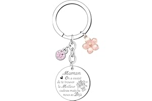 KJKJKJ Cadeau Maman,Cadeau Fête Des Mères, Maman Mères Porte-clés,Cadeau Porte-clés Maman Mères,Cadeau Maman,Cadeaux Maman Porte-clés,Cadeau MaMan d'anniversaire.