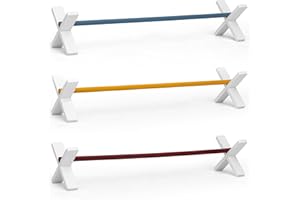 Hoofly set di 3 cavaletti Hobby Horse – accessori Hobby Horsing per bambini/ostacoli da salto & allenamento/percorso stick horse & regalo bambino