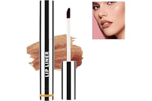 NEXOLLA Lápiz de Labios Extraíble, Delineador de Labios Impermeable Extraíble, Peel off Lip Liner, Delineador de Labios Pelable de Larga Duración, el Maquillaje de Labios no Pierde Color-01