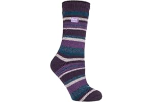 HEAT HOLDERS - Femme Chaudes Polaire Fantaisie Chaussettes Thermiques pour Hiver