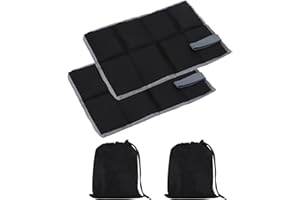 GUKASXI Składana piankowa mata do siedzenia, na zewnątrz, wodoodporna, turystyka piesza, przenośna poduszka do siedzenia, izolowana, przenośna mata do siedzenia, na spacery na świeżym powietrzu, kemping, piknik, do parku, 2 szt