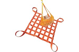 GUODDM Langlebiges Hebenetz - Flaches Nylonnetz, Sicherheitsschutznetz, Bungee-Frachtnetz, Für Hafen-, Fracht- Und Baumaterialtransportgurte, Last 0,3–3,5 Tonnen (Size : 1.5 X 1.5M/Mesh 10cm/Load 500kg)