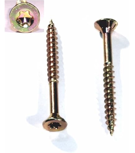 Vite SECCARO Per Truciolare 3 X 40 Mm, Acciaio Zincato, Vite Per Legno Con Filettatura Totale, TX / Esalobata, 200 Pezzi - 7