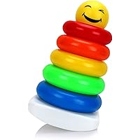 Toyztrend Junior Smiley Stacking Multicolour 5 Rings for Toddlers