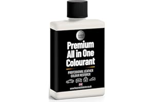 THE SCRATCH DOCTOR Scratch Doctor All in One Leather Colourant Self Seal Leather Dye Repair Paint for Furniture, Sofas, Car Seats (White, 100ml)