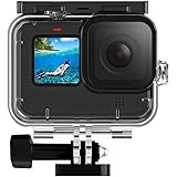 MAXKU wasserdichte Schutzhülle Gehäuse für GoPro Hero 9 Black Action Kamera Zubehör, 60M Wasserresistente Unterwassergehäuse 