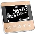 Walfront Touch Wi-Fi/General Smart Thermostat Intelligent LCD Digital Central Air‑Conditioner Fan Coil Unit Thermostat (WIFI Type)
