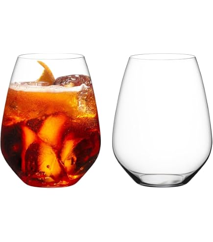 RIEDEL The O Riesling/Sauvignon Blanc Weißweingläser – Set Mit 2 Gläsern à 375 Ml Aus Kristallglas