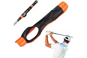 OUZHOU Golf Grip Training Aid, Golf Club Training Grip, Golf Training Aid Posture Correction Practice Alignment, Golf Training Aid Posture Correction Practice Alignment, for Golf Beginner Men Women Kids