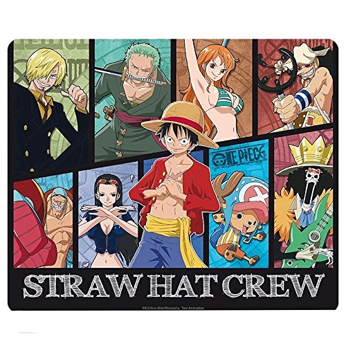 Preisvergleich Produktbild One Piece - Strohhut-Piratenbande- Mauspad / Manga / Anime