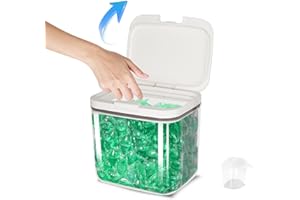 sunal Laundry Pods Storage Container For Laundry Room Organization, 4.5L Large Capacity Laundry Powder Container with Airtight Lid for Powder, Detergent, Scent Booster Storage