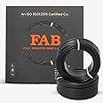 FAB P.V.C INSULATED WIRES & CABLES | 2.5mm | 90m | FR PVC Insulated CCA Copper Wire | Single Core Multi-Strand House Wiring Cable | Gauge (10 No.) | Black