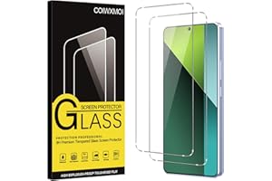 Coiwxmoi 2 sztuki szkła hartowanego do Xiaomi Redmi Note 13 Pro (4G/5G) / Poco X6 5G 6,67 cala, HD przezroczysty ultra przezroczysty, ultra wytrzymały, twardość 9H, bez pęcherzyków, odporna na