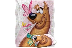 LOGOVISION SCOOBY DOO! Superweiche Kuscheldecke von Silky Touch, 152 x 127 cm