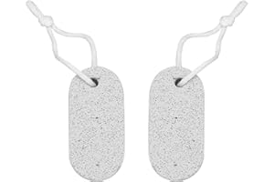 ATOMUS 2 Stücke Natur Bimsstein Stein Fußpflege Hornhaut Harte Haut Entfernen für Füße und Hände Natürliches Fuß-Scrub zum Entfernen Toter Haut (Small)