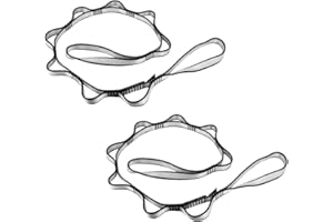 ‎KIKIGOAL KIKIGOAL 2pcs Daisy Chains Nylon Starke Kletterriemen Verstellbare Klettergurte Climbing Seil Starke Daisy Chain Für Outdoor Sport Camping