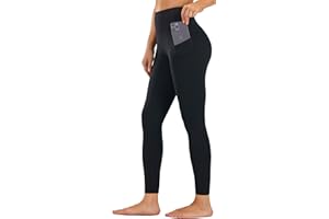 PERSIT Gym Leggings for Women with Pockets 25''/28'' - High Waisted Buttery Soft Womens Yoga Pants Workout Sports Running Activewear Leggings