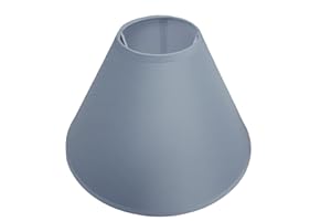 LIGHTS LINEN 12" Coolie Ceiling Table Lamp Shade Main Colour: Grey