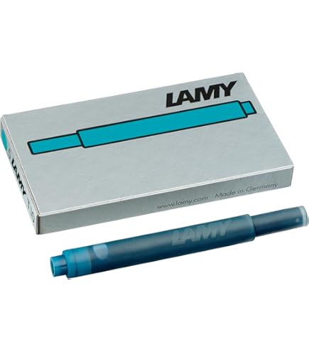 Lamy Ink Cartridge Fountain Pen, Violet, Pack Of 5 (T10-VIO
