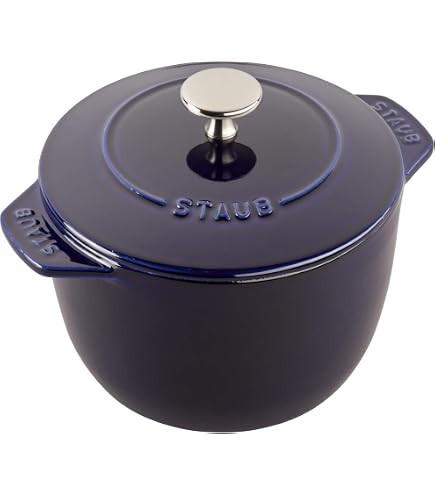 Staub ストウブ 「 ラ・ココット de GOHAN リリー グランブルー M 16cm