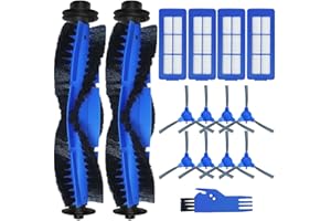 elfofle Zestaw zamienny wałka szczotki i filtrów do odkurzacza Eufy Robovac 11S Max, 15C Max, 30C Max, G20, G30, G30 Edge, G32 Pro Robot Vacuum Cleaner