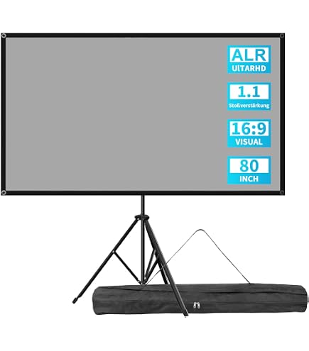 DELUXX Advanced Stativ-Leinwand Mobile Leichte Heim Produktbild-Vorschau 5