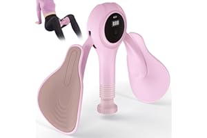 Spopal Attrezzo Interno Coscia, [Nuova Versione] [Chip Intelligente - Funzione di Conteggio] Interno Coscia Attrezzo Palestra, Attrezzi Glutei Casa, Hip Trainer per Palestra in Yoga, Pilates