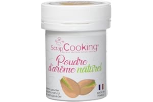 Scrapcooking Poudre d'Arôme Naturel Pistache 15 g - Pour Pâtisseries, Gâteaux, Desserts - 4446