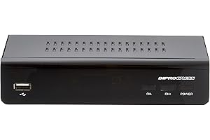 Diprogress DPT203HD DVB-T2 HEVC H265 Decoder con Telecomando Universale 2 in 1