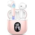 Wireless Earbuds, Bluetooth 5.3 Headphones 2024 Wireless Headphones in Ear with ENC Mic, Bluetooth Earphones Noise Cancelling Ear buds with 50H Hifi Stereo, IP7 Waterproof Headset, USB-C, LED Display