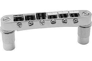 Musiclily Pro 52mm Tune-o-Matic Brücke Wide Body LP-Steg für Epiphone Les Paul SG Style E-Gitarre, Chrom