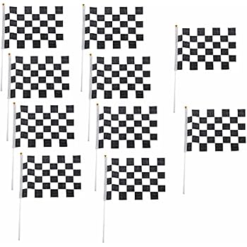 Zielflagge Schwarz-weiß Kariert – 90x150 Cm Für Rennen & Motorsport