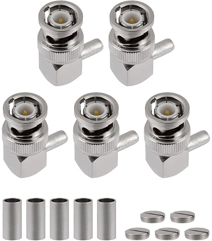 RS PRO BNC Connecteur BNC Mâle Câble 50 RG58A A visser Droit | RS