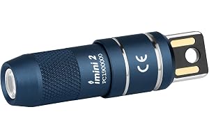 OLIGHT IMINI 2 Keychain Light 50 Lumens EDC Rechargeable Mini Torch, Magnetic Base Lamp with Integrated USB Plug, High Perfor