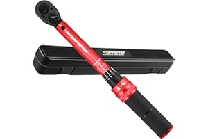 ATsafepro clé dynamométrique velo 3-25 Nm,cle dynamometrique 1/4 clic Petite avec double réglage de direction et 72 dents, clef dynamometrique pour vélos et moto