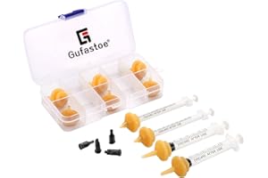 Gufastoe 10 Stück Original + Mini Flesh Color Nippel mit Spritzen für Haustiere und Wildtiere